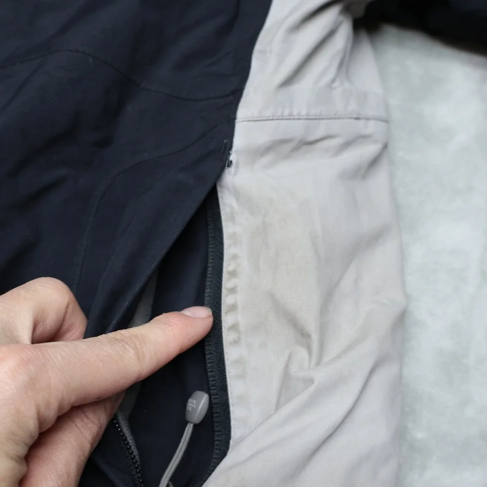 North Face Jacket Mens Small Grey‎ HyVent Weather Resistant Removable Liner 3in1
